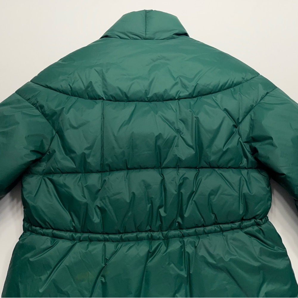 J.Crew Alps Signature Puffer Jacket Womens Size XS Green Primaloft Insulation - Picture 11 of 16